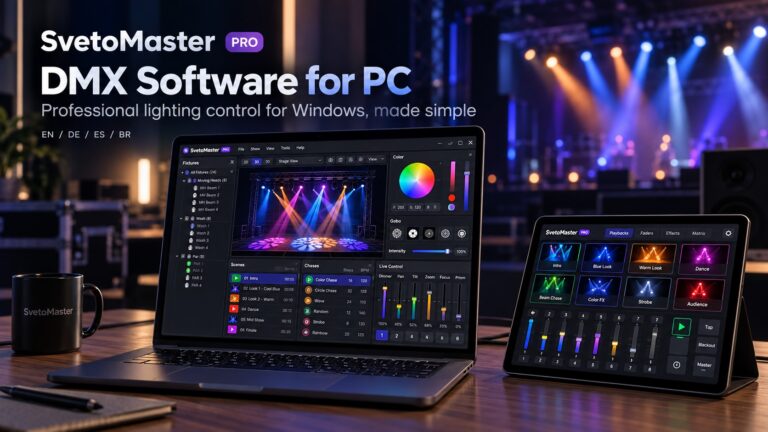 DMX Software for PC: Control DMX Lights from Windows 10 and 11